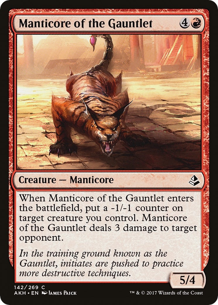 Image for Manticore of the Gauntlet (142) (Amonkhet) - Magic: The Gathering