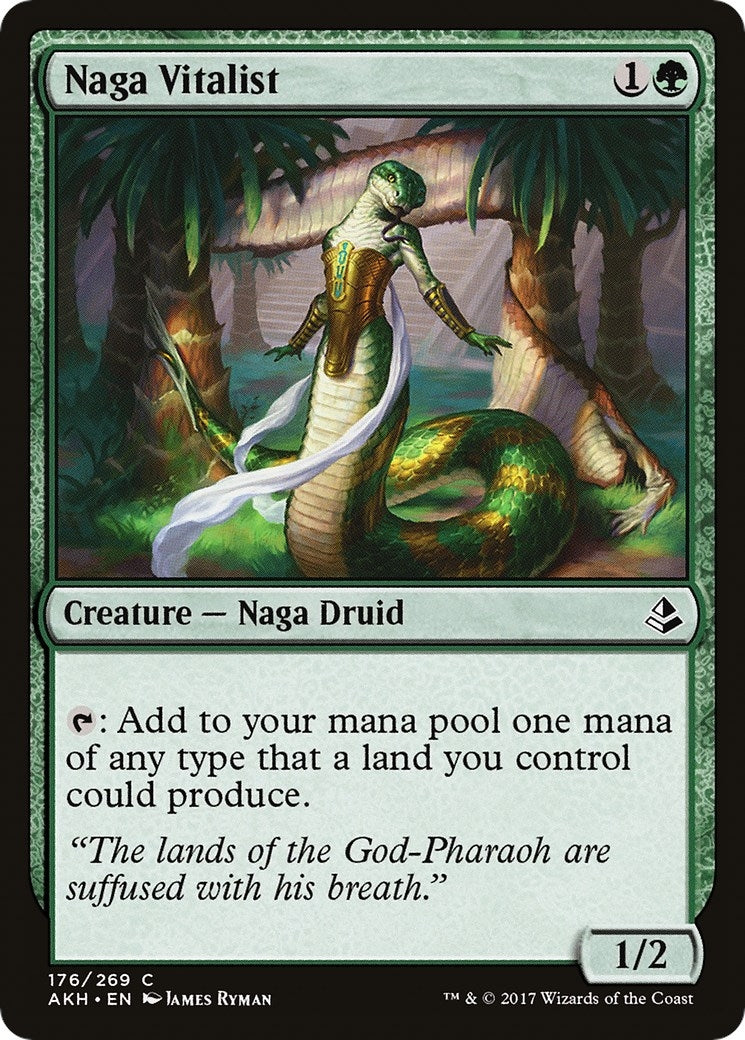 Image for Naga Vitalist (176) (Amonkhet) - Magic: The Gathering