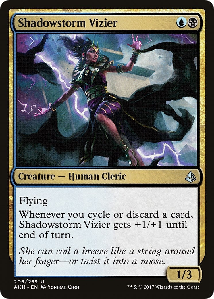 Image for Shadowstorm Vizier (206) (AKH) - Magic: The Gathering