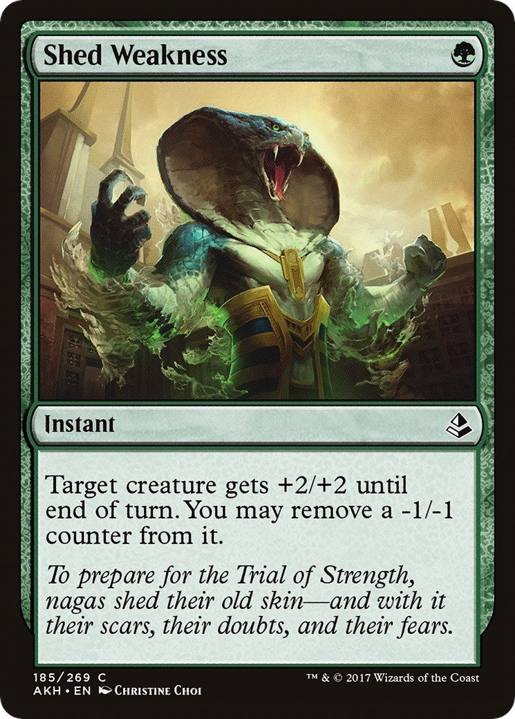 Image for Shed Weakness (185) (Amonkhet) - Magic: The Gathering