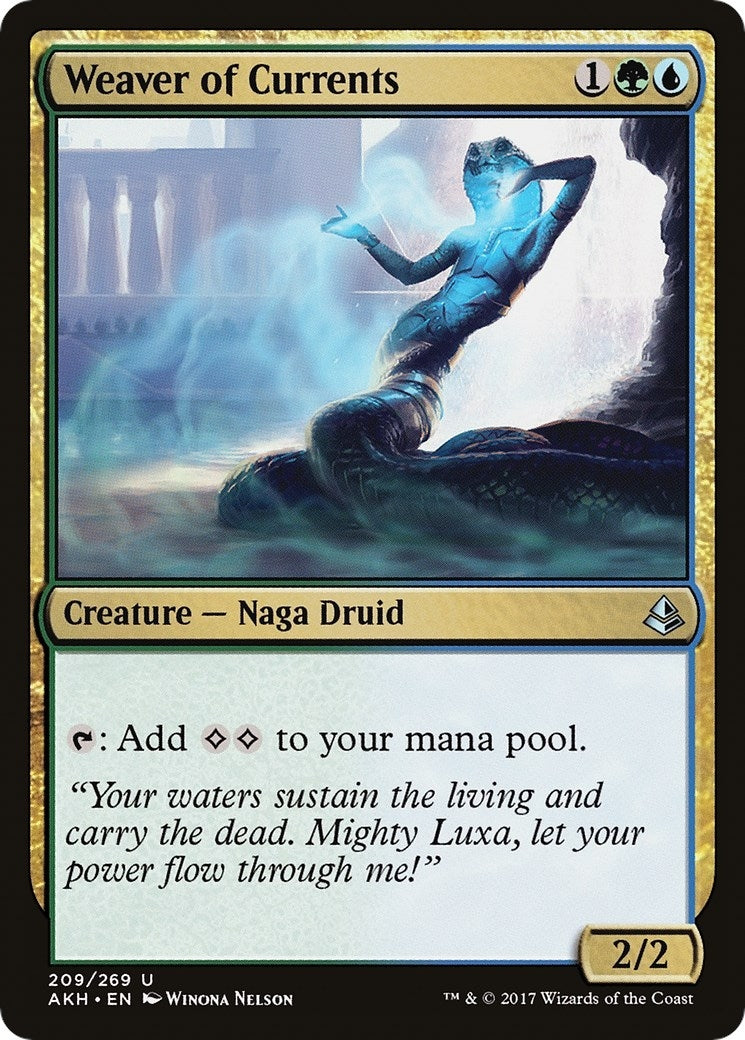 Image for Weaver of Currents (209) (AKH) - Magic: The Gathering