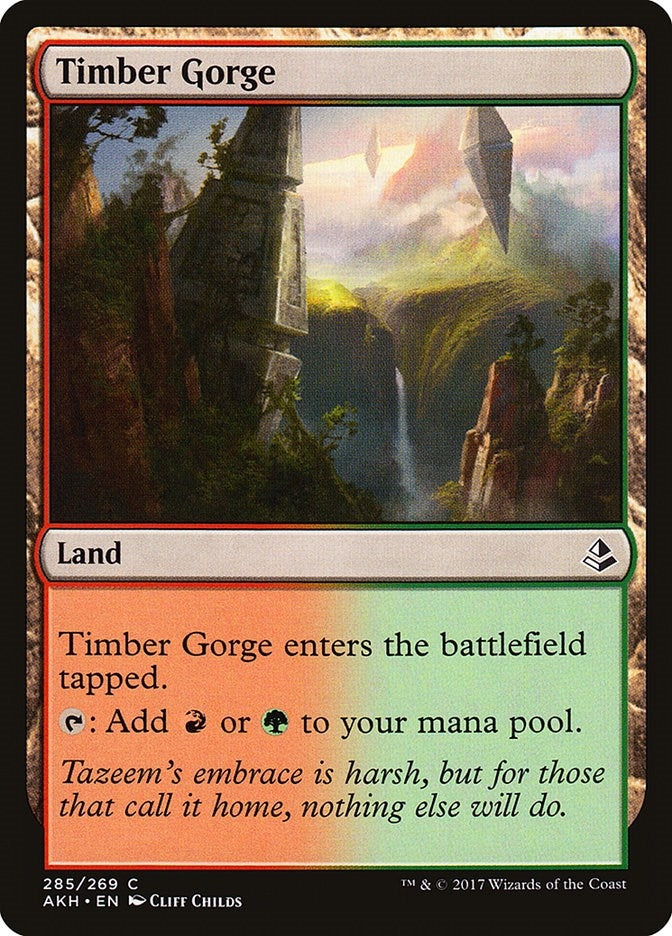 Image for Timber Gorge (285) (Amonkhet) - Magic: The Gathering