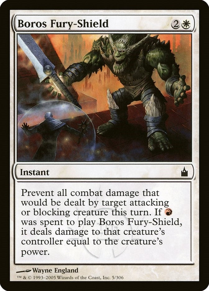 Boros Fury-Shield (5) (Ravnica: City of Guilds)