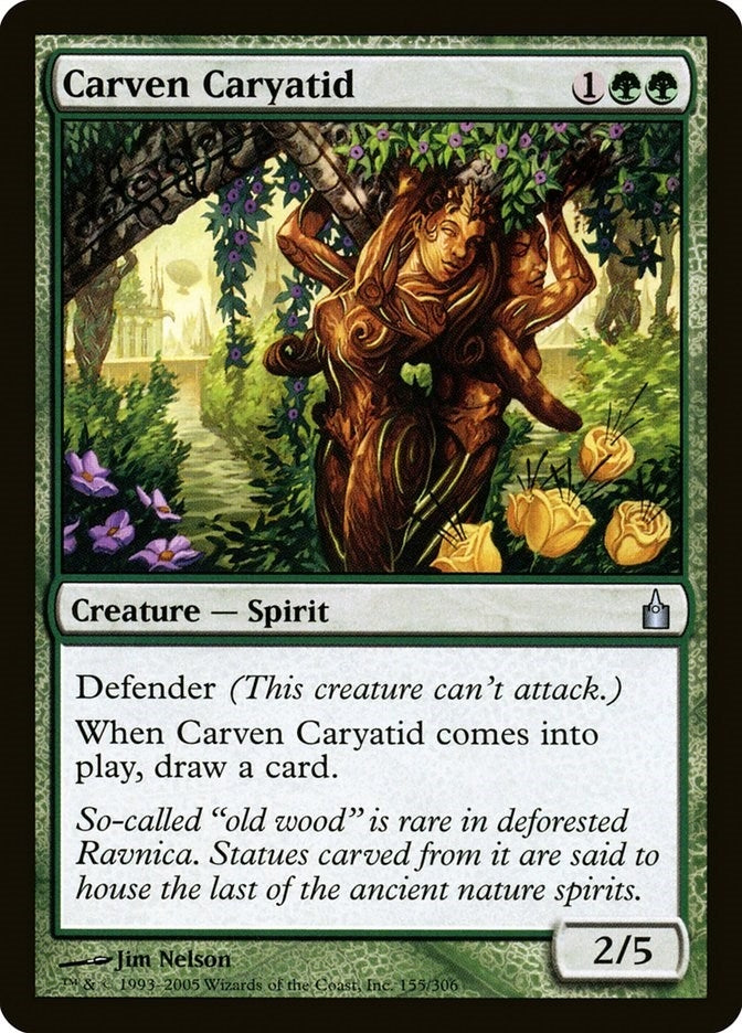 Image for Carven Caryatid (155) (Ravnica: City of Guilds) - Magic: The Gathering