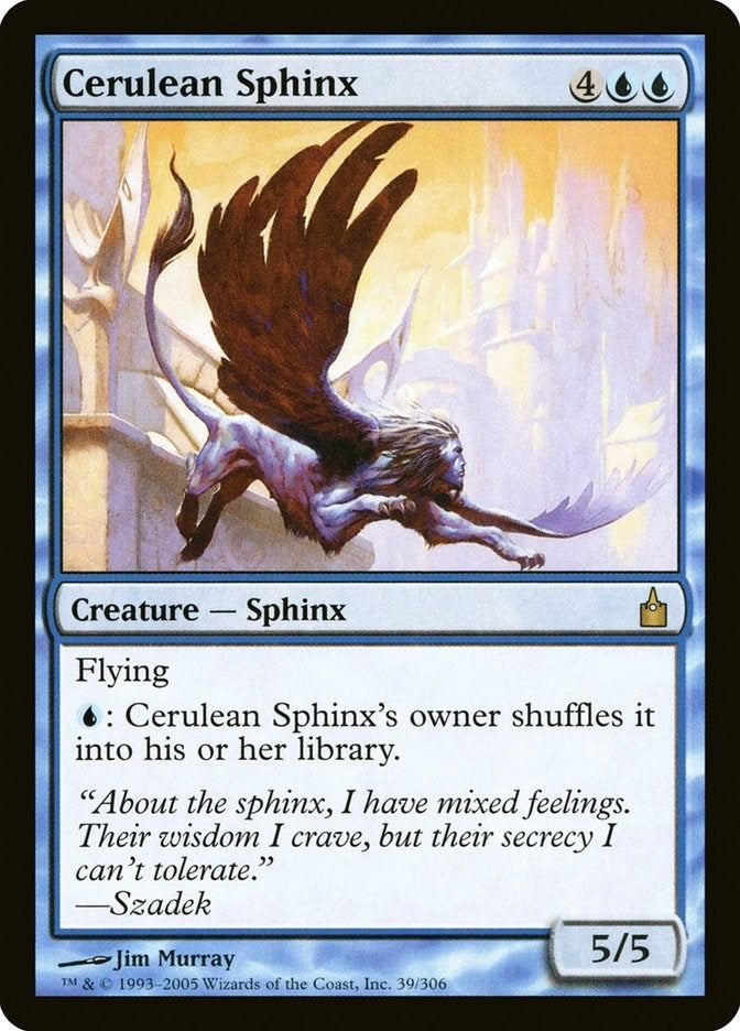 Cerulean Sphinx (39) (Ravnica: City of Guilds)