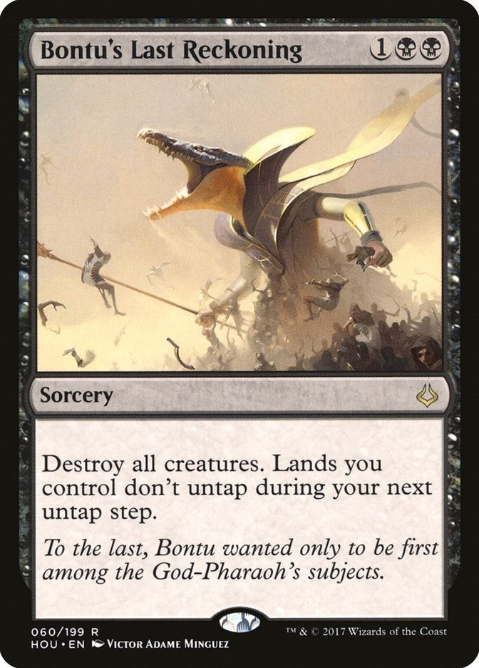 Image for Bontu's Last Reckoning (60) (Hour of Devastation) - Magic: The Gathering