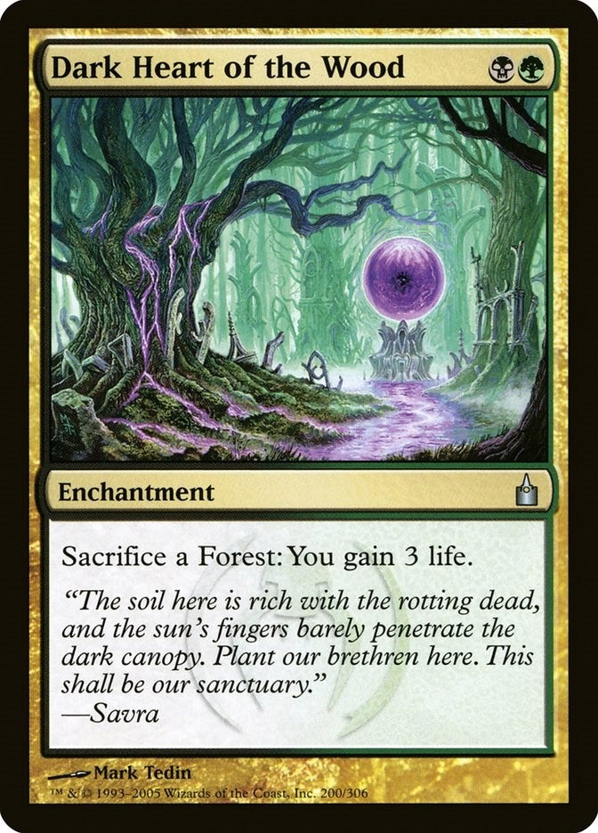 Dark Heart of the Wood (200) (Ravnica: City of Guilds)
