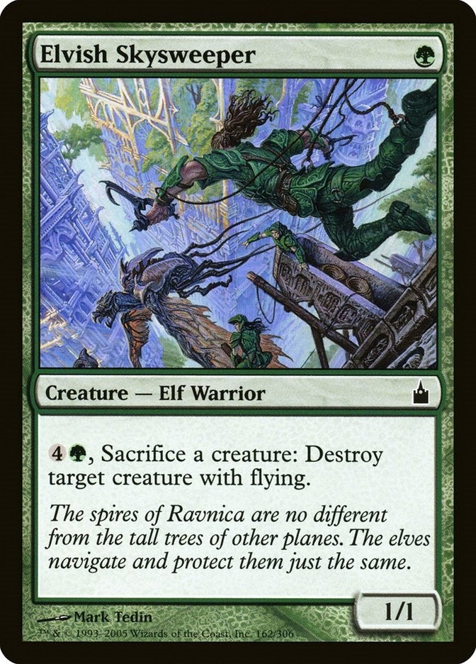 Image for Elvish Skysweeper (162) (Ravnica: City of Guilds) - Magic: The Gathering