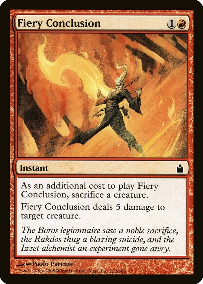 Fiery Conclusion (122) (Ravnica: City of Guilds)
