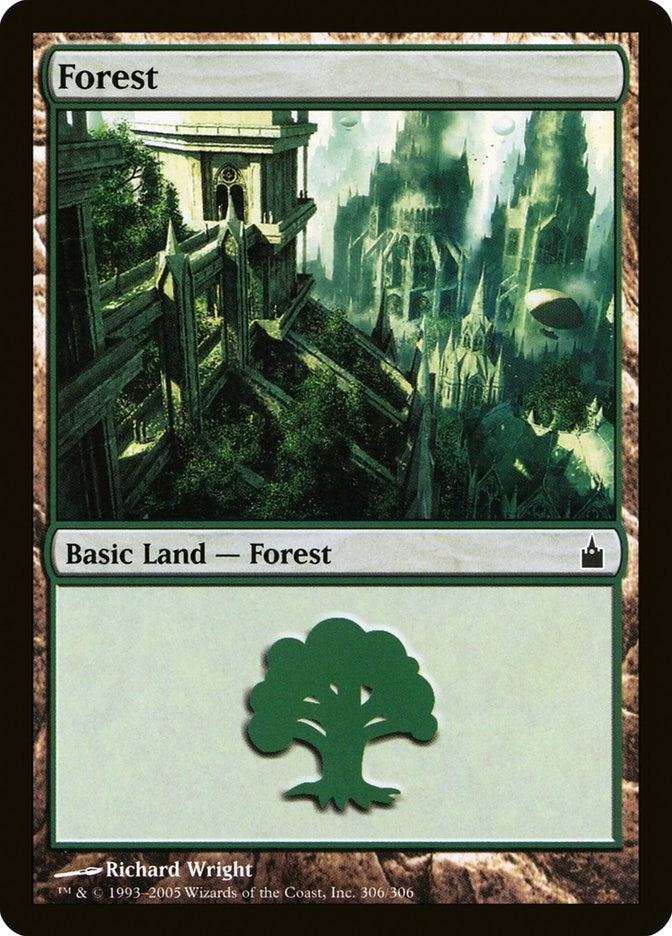 Forest (306) (306) (Ravnica: City of Guilds)