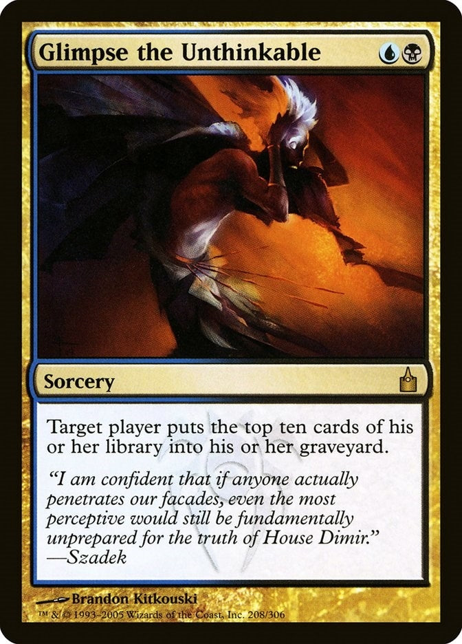 Glimpse the Unthinkable (208) (Ravnica: City of Guilds)