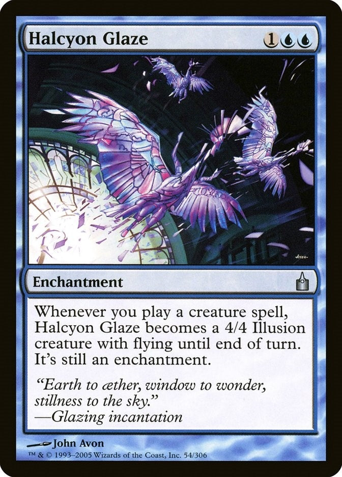 Halcyon Glaze (54) (Ravnica: City of Guilds)