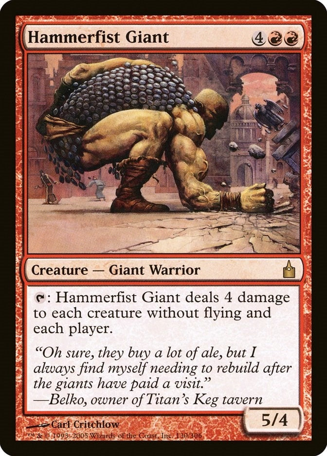 Hammerfist Giant (130) (Ravnica: City of Guilds)
