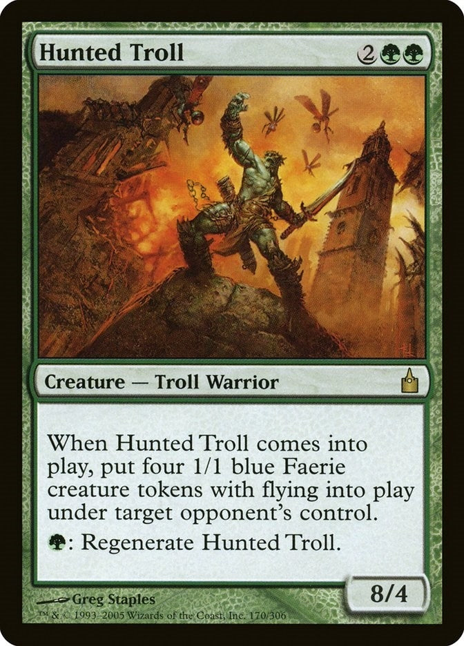 Hunted Troll (170) (Ravnica: City of Guilds)