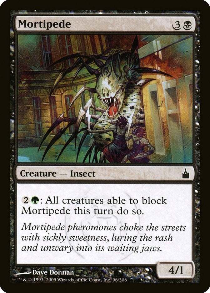 Image for Mortipede (96) (Ravnica: City of Guilds) - Magic: The Gathering