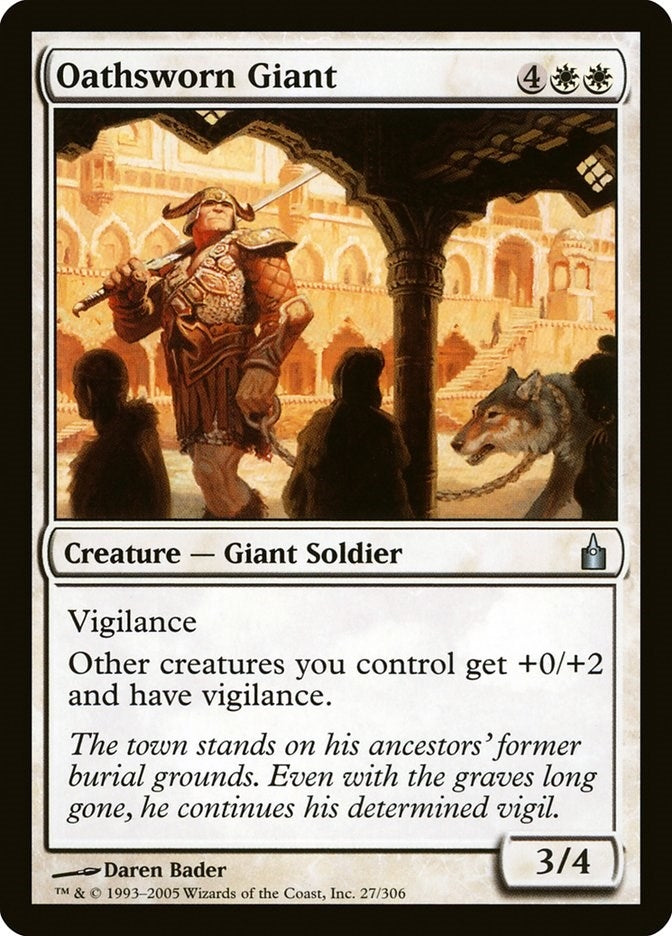 Oathsworn Giant (27) (Ravnica: City of Guilds)