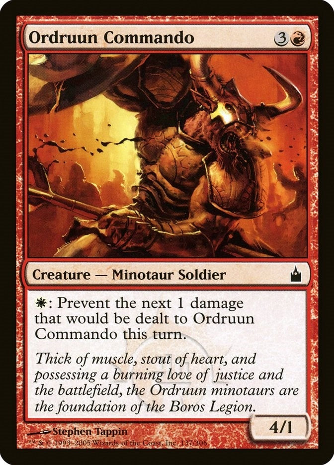 Image for Ordruun Commando (137) (Ravnica: City of Guilds) - Magic: The Gathering