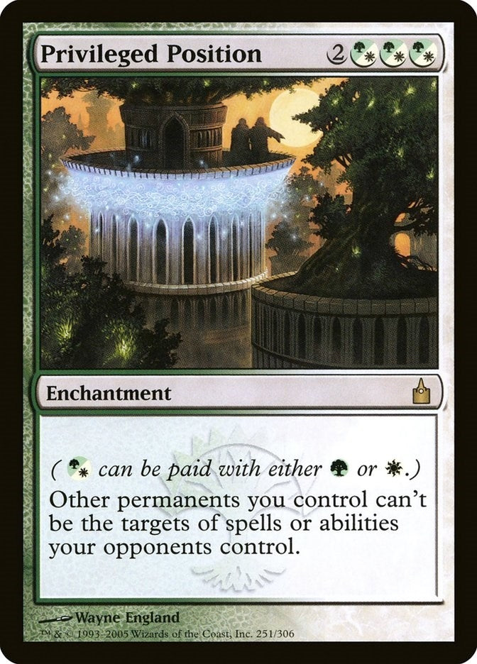 Image for Privileged Position (251) (Ravnica: City of Guilds) - Magic: The Gathering