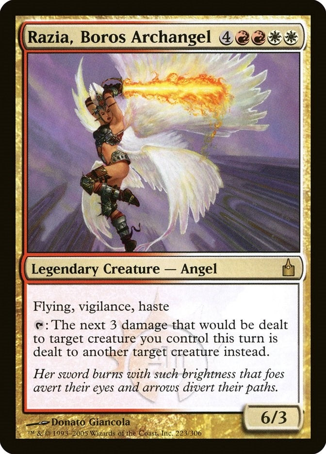 Razia, Boros Archangel (223) (Ravnica: City of Guilds)