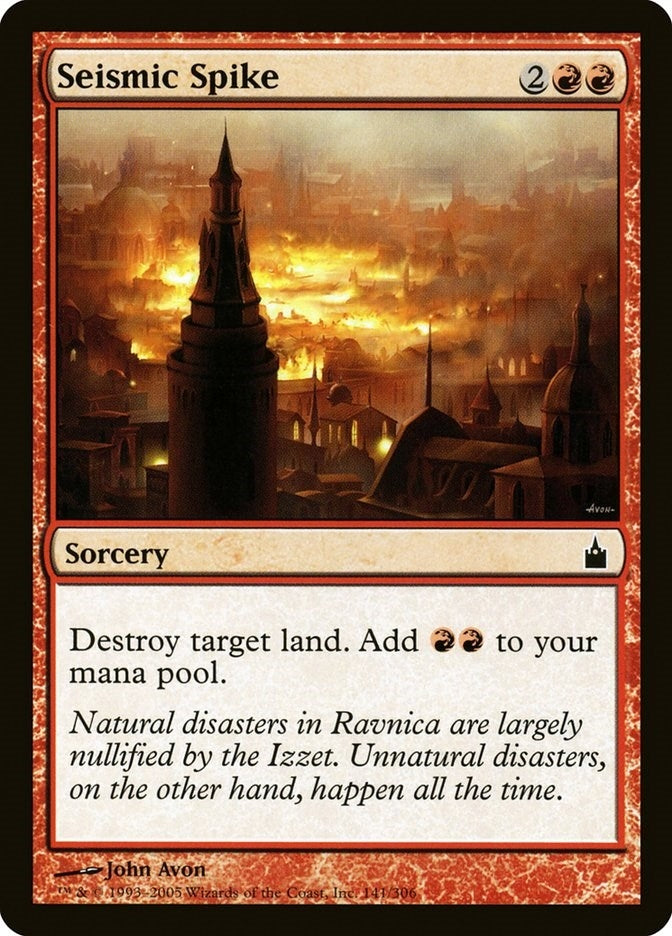 Seismic Spike (141) (Ravnica: City of Guilds)