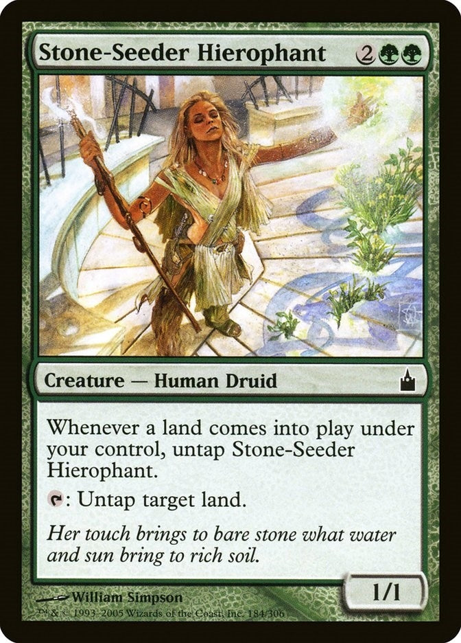 Image for Stone-Seeder Hierophant (184) (Ravnica: City of Guilds) - Magic: The Gathering