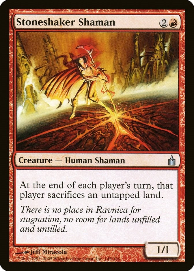 Image for Stoneshaker Shaman (145) (Ravnica: City of Guilds) - Magic: The Gathering