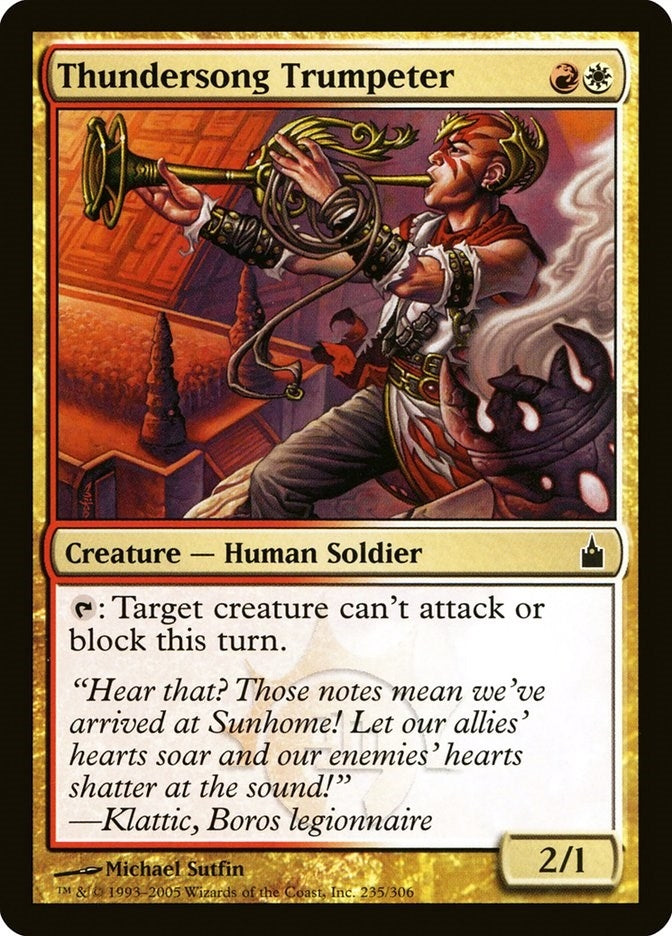 Thundersong Trumpeter (235) (Ravnica: City of Guilds)