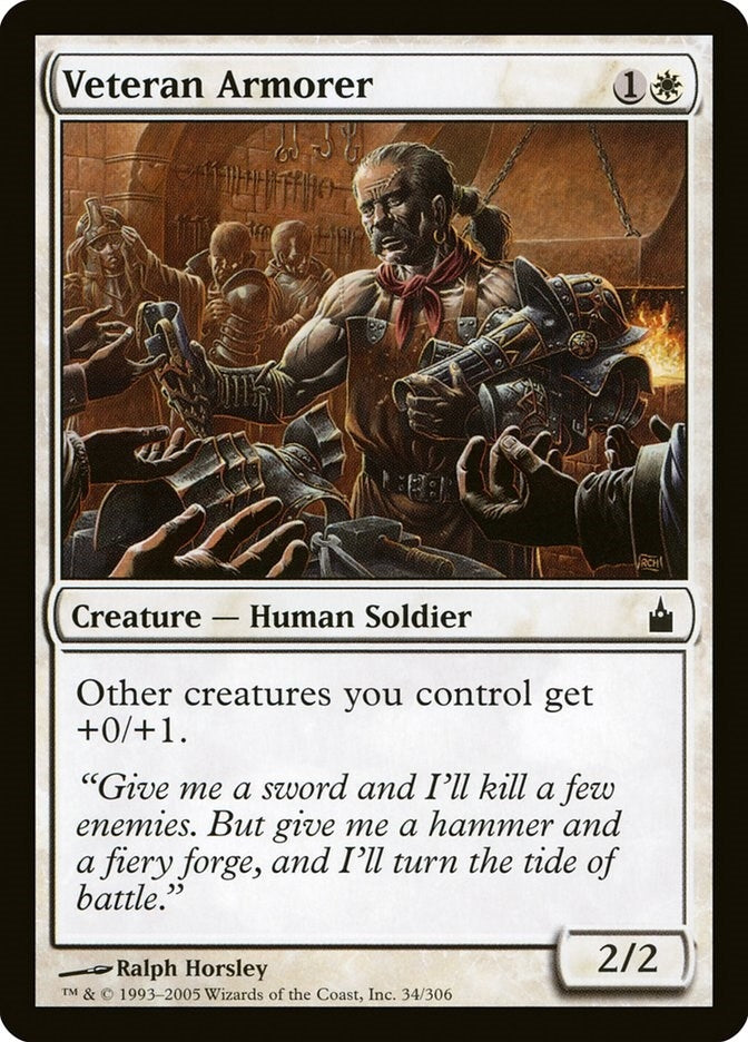 Veteran Armorer (34) (Ravnica: City of Guilds)