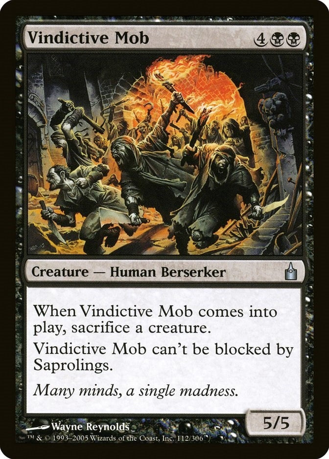 Vindictive Mob (112) (Ravnica: City of Guilds)
