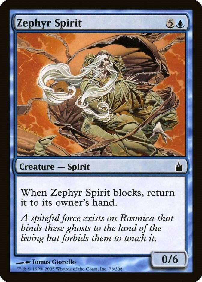 Zephyr Spirit (76) (Ravnica: City of Guilds)