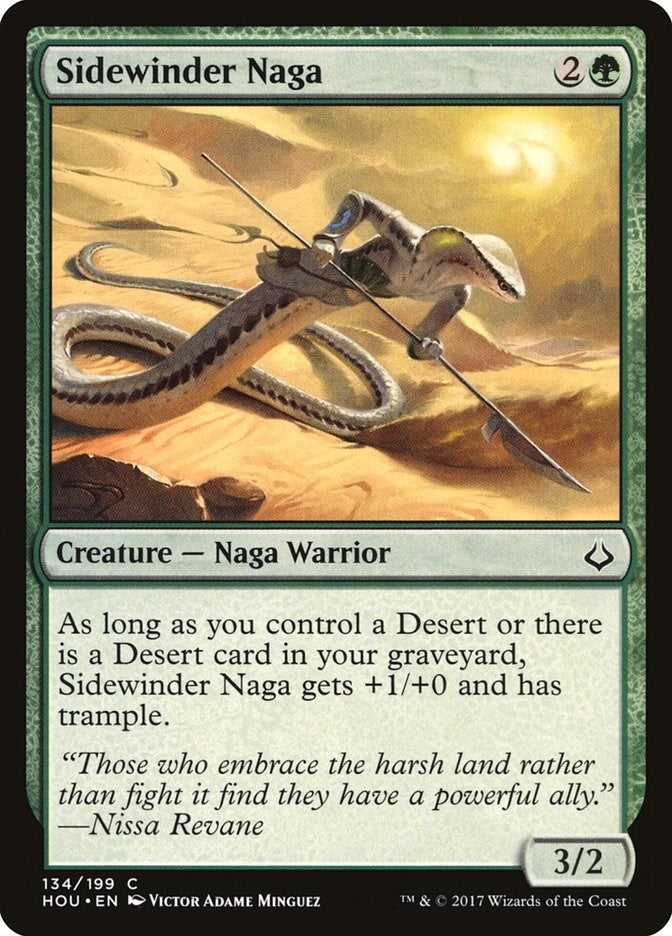 Image for Sidewinder Naga (134) (Hour of Devastation) - Magic: The Gathering