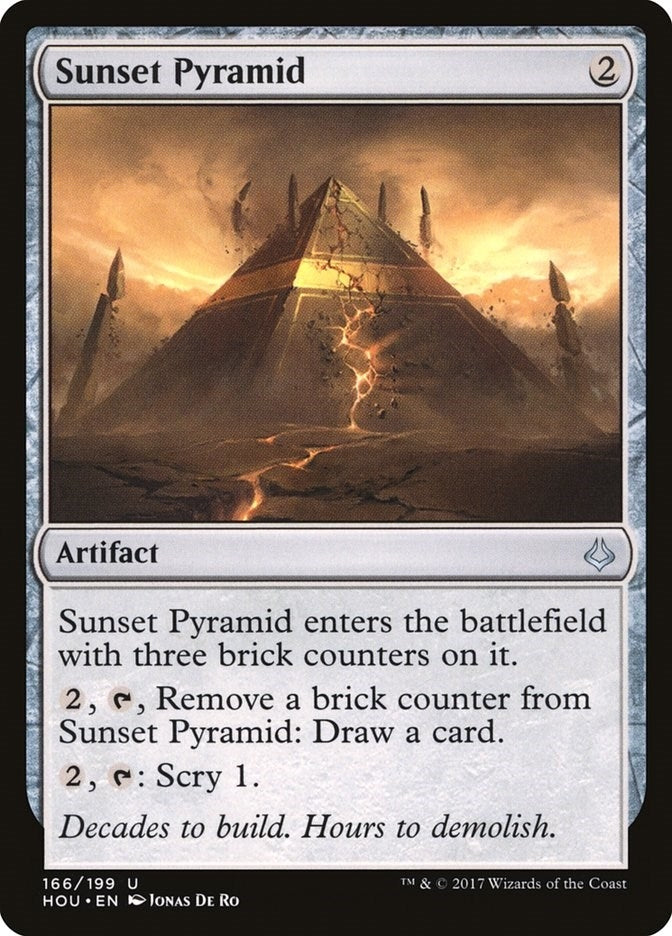 Image for Sunset Pyramid (166) (Hour of Devastation) - Magic: The Gathering