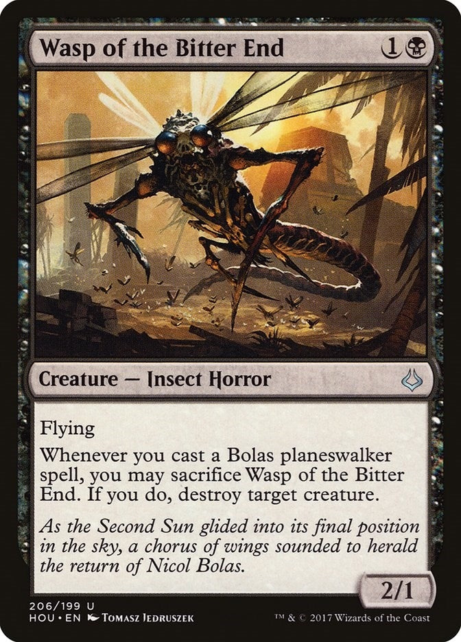 Image for Wasp of the Bitter End (206) (Hour of Devastation) - Magic: The Gathering