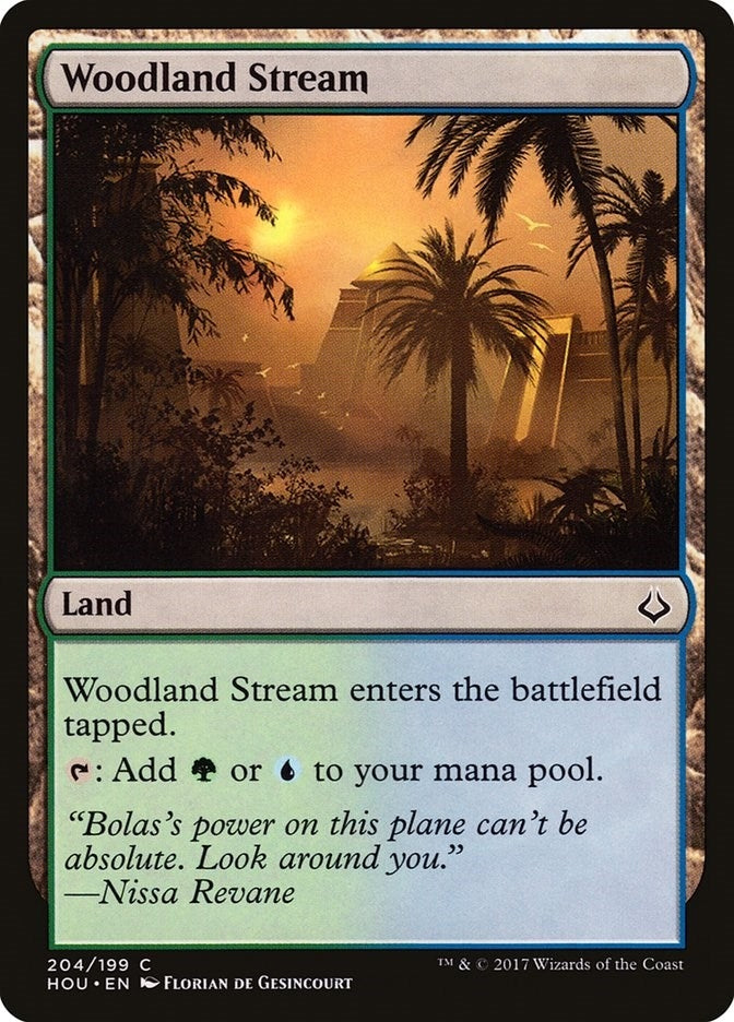 Image for Woodland Stream (204) (Hour of Devastation) - Magic: The Gathering