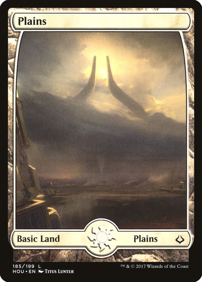 Image for Plains (185) - Full Art (185) (Hour of Devastation) - Magic: The Gathering