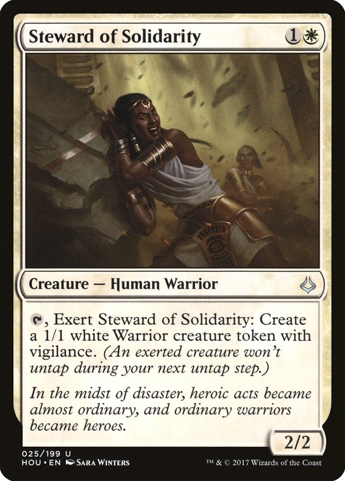Image for Steward of Solidarity (25) (Hour of Devastation) - Magic: The Gathering