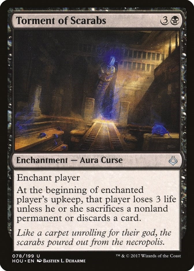 Image for Torment of Scarabs (78) (Hour of Devastation) - Magic: The Gathering