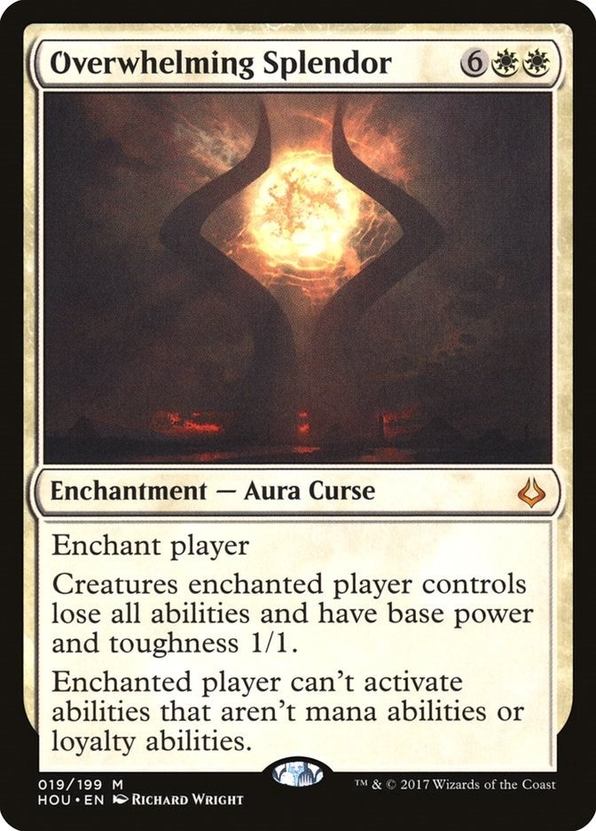 Image for Overwhelming Splendor (19) (Hour of Devastation) - Magic: The Gathering