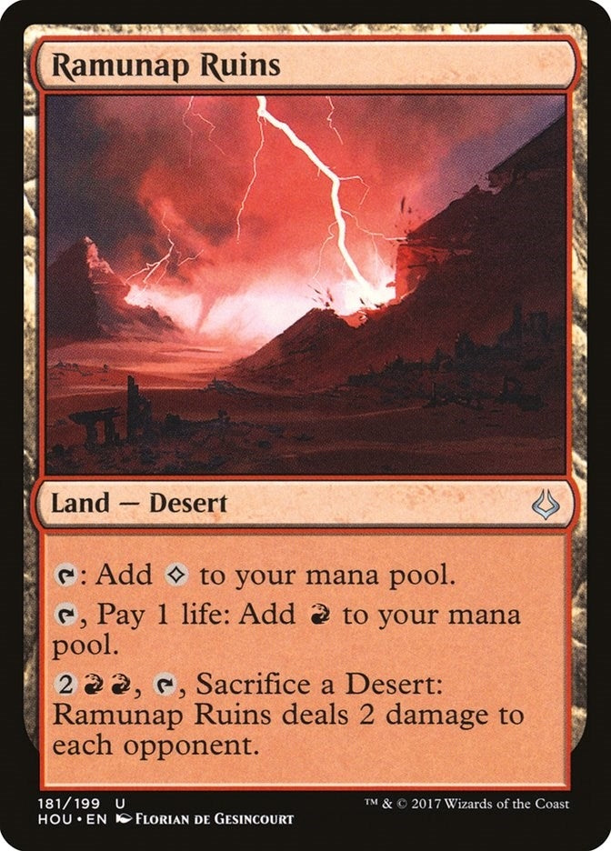 Image for Ramunap Ruins (181) (Hour of Devastation) - Magic: The Gathering
