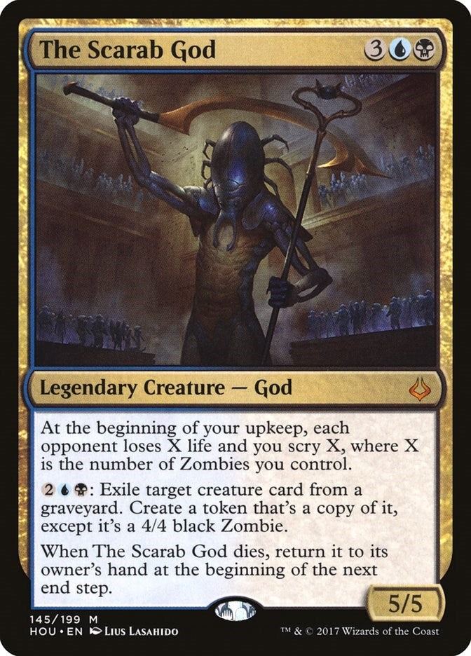 Image for The Scarab God (145) (Hour of Devastation) - Magic: The Gathering