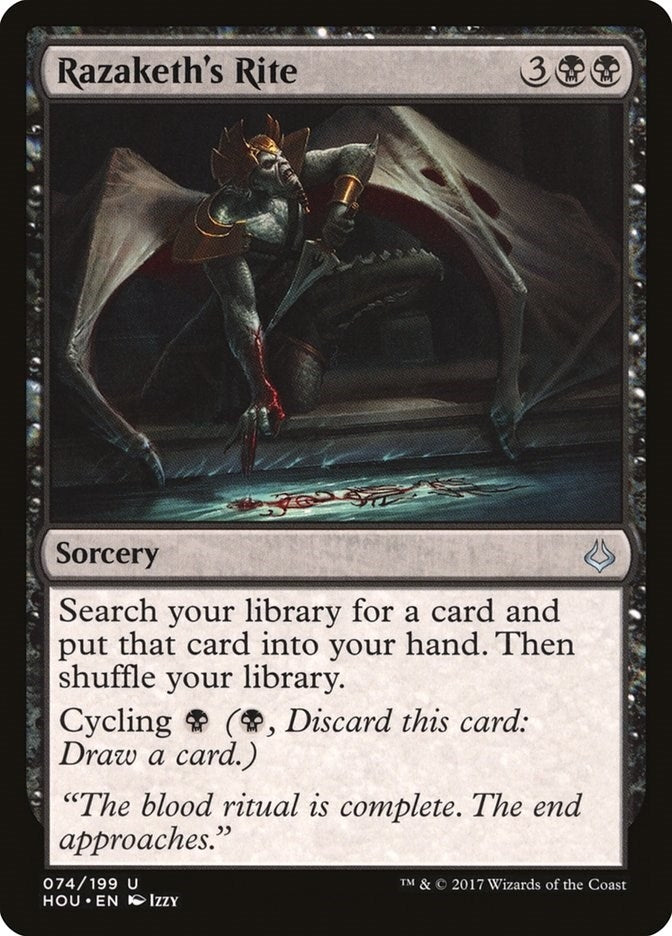 Image for Razaketh's Rite (74) (Hour of Devastation) - Magic: The Gathering