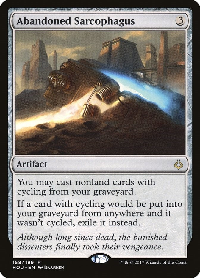 Image for Abandoned Sarcophagus (158) (Hour of Devastation) - Magic: The Gathering