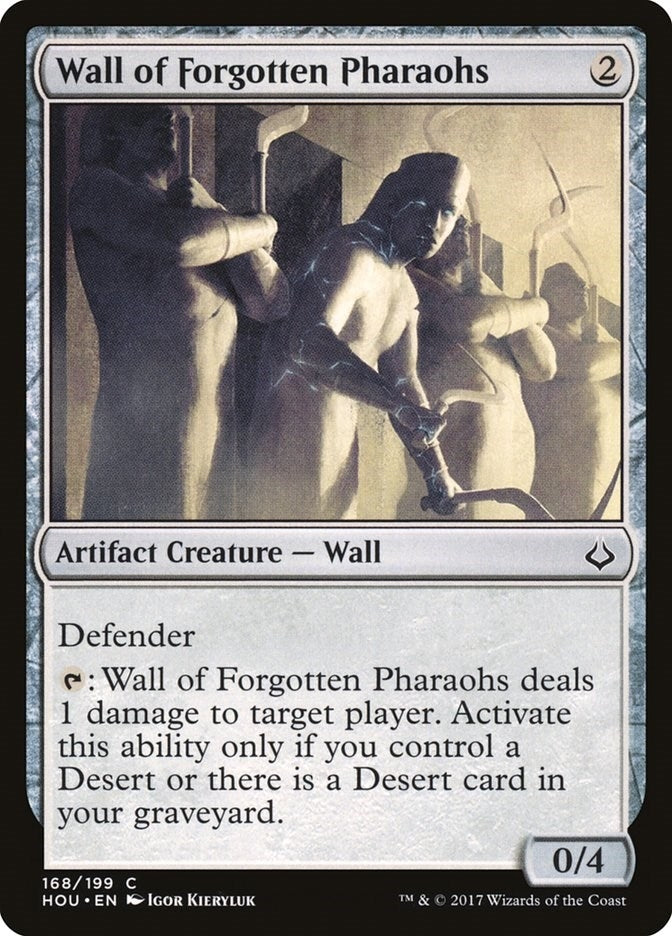 Image for Wall of Forgotten Pharaohs (168) (Hour of Devastation) - Magic: The Gathering
