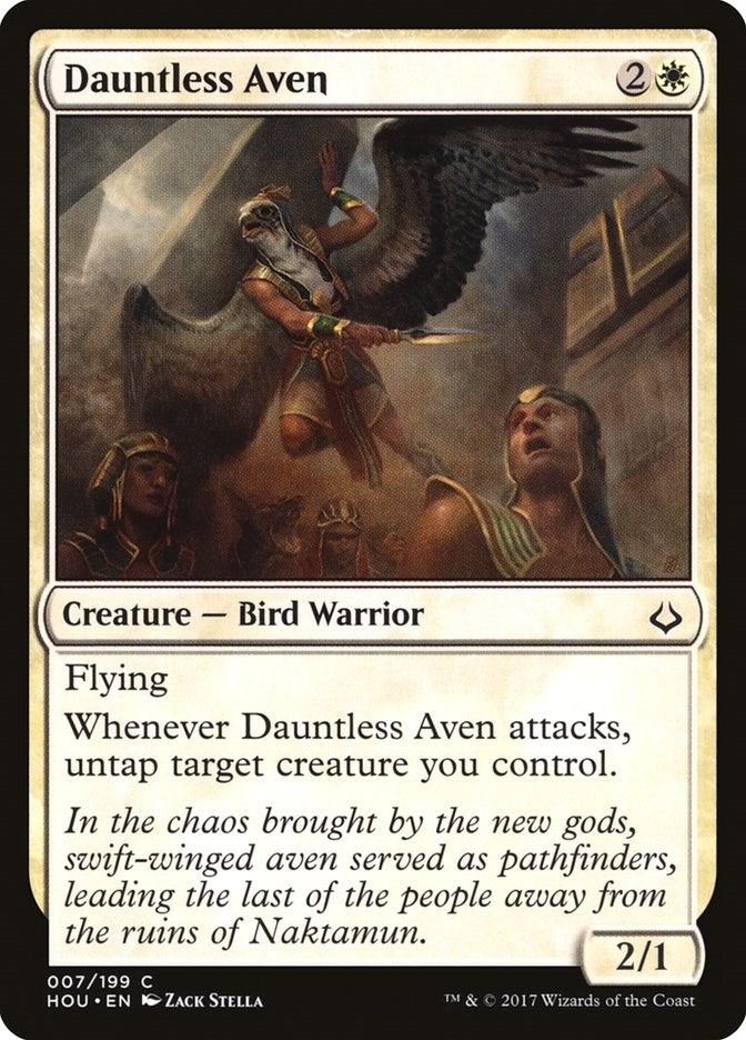 Image for Dauntless Aven (7) (Hour of Devastation) - Magic: The Gathering