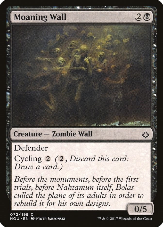 Image for Moaning Wall (72) (Hour of Devastation) - Magic: The Gathering
