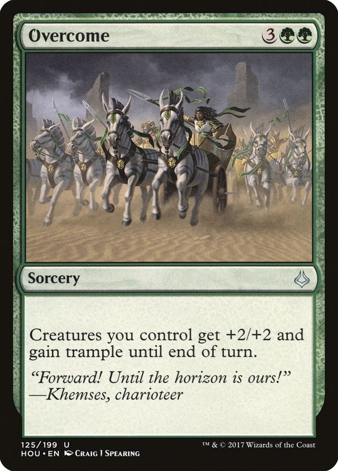 Image for Overcome (125) (Hour of Devastation) - Magic: The Gathering