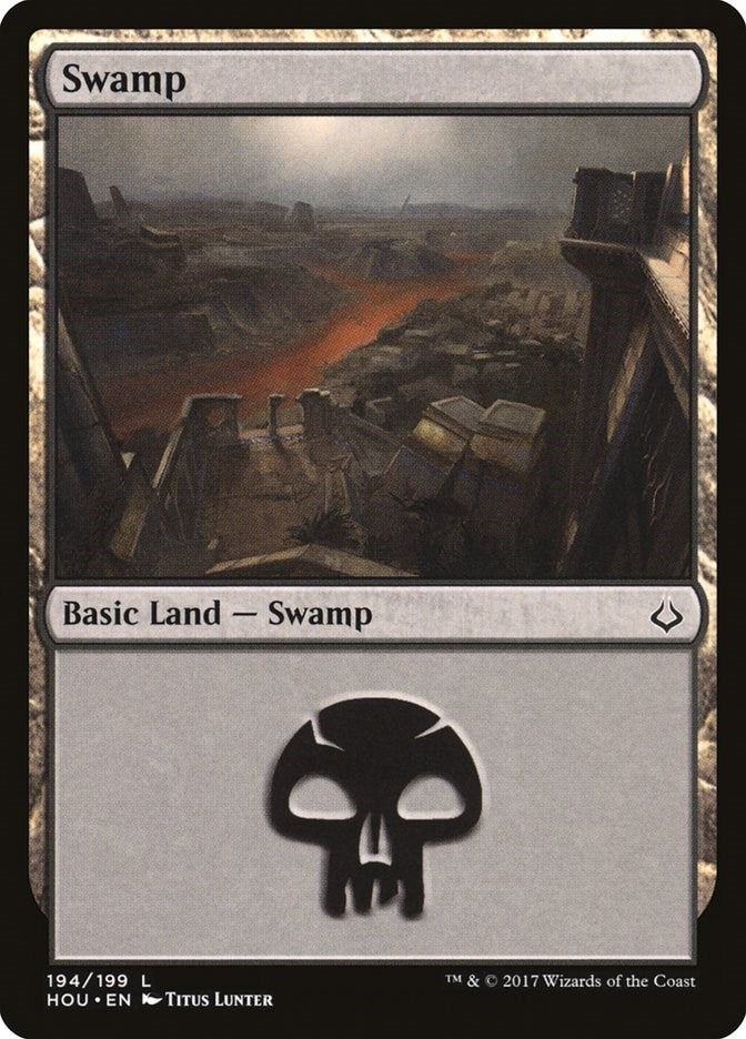 Image for Swamp (194) (194) (Hour of Devastation) - Magic: The Gathering