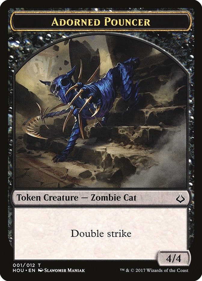 Image for Adorned Pouncer Token (1) (Hour of Devastation) - Magic: The Gathering
