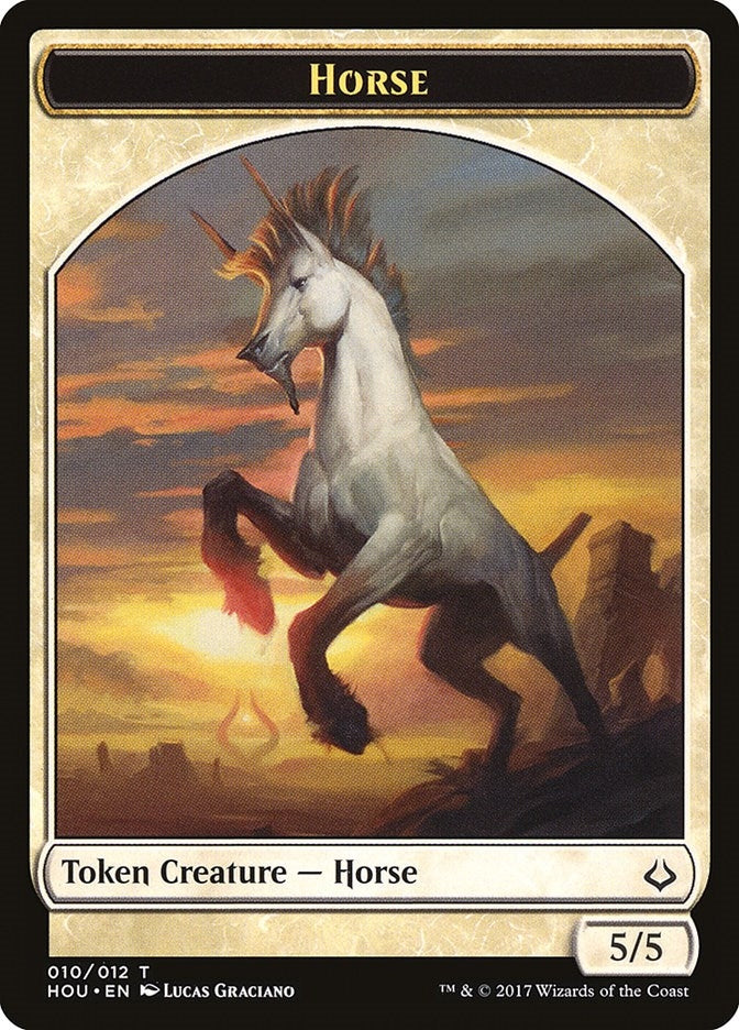 Image for Horse Token (10) (Hour of Devastation) - Magic: The Gathering