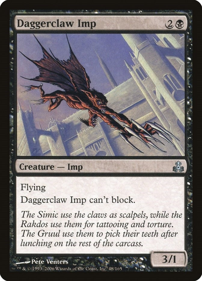 Image for Daggerclaw Imp (48) (Guildpact) (GPT) - Magic: The Gathering